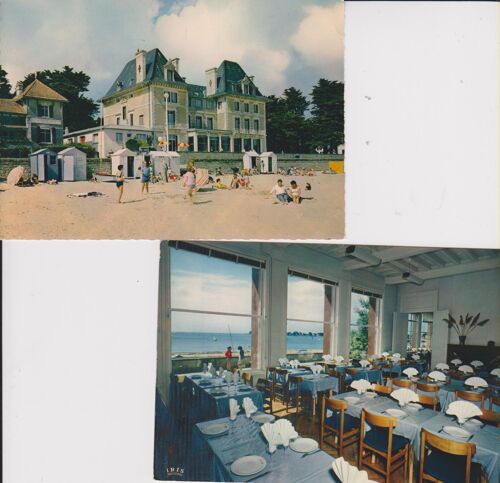 Lot De 2 Cartes Postales De La Baule (Loire Atlantique) - Villa Caroline (Résidence Des Clercs Et Employés De Notaire)