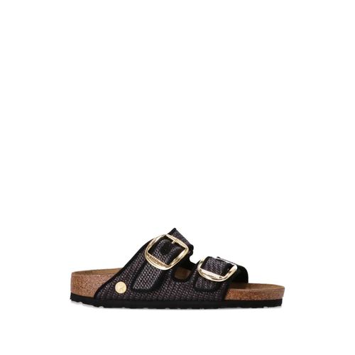 Birkenstock Sandales Tressées À Double Boucle - Noir