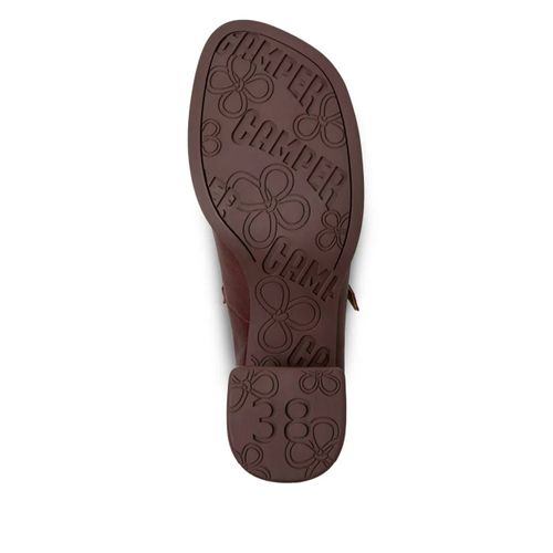 Camper Mocassins À Talon Épais - Rouge