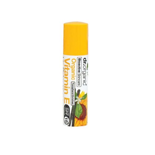 Dr Organic Vitamin E Baume À Lèvres 15spf 5.6ml 