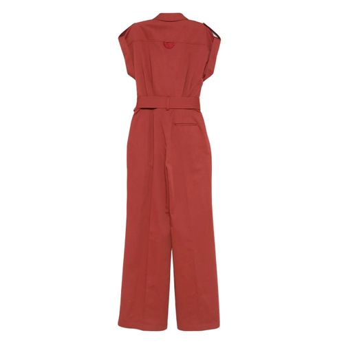Elie Saab Combinaison En Coton - Rouge
