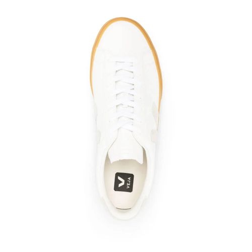 Veja Baskets Campo En Cuir - Blanc