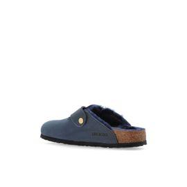 Birkenstock Claquettes Boston Big Buckle - Bleu
