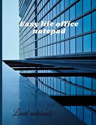 Easy Life Office Notepad: Office Craft Lined Notebook