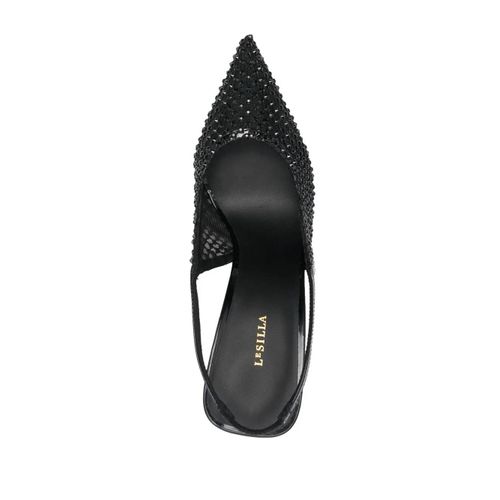 Le Silla Escarpins Gilda À Empiècement En Mesh - Noir