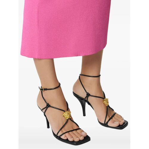 Versace Sandales La Medusa 85 Mm - Noir