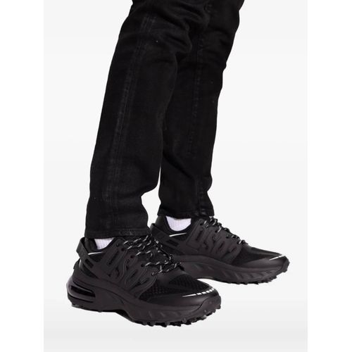 Dsquared2 Baskets Lacées À Empiècements - Noir