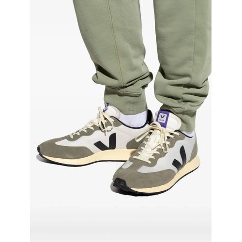 Veja Baskets En Daim À Logo - Vert