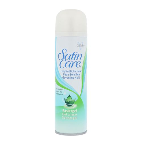 Gillette - Gel ? Raser Aloe Vera Satin Care 200ml - Peaux Sensibles 
