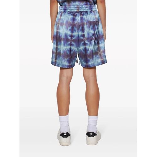 Nahmias Short Tie-Dye En Soie - Bleu