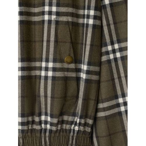 Burberry Veste À Carreaux - Vert