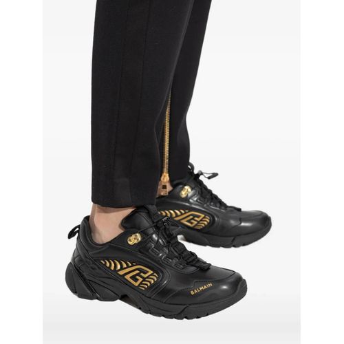 Balmain Baskets Cosmic Dust À Logo - Noir