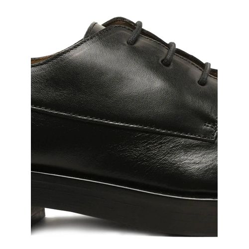 Calvin Klein Derbies En Cuir À Lacets - Noir
