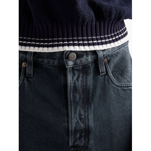 Prada Jean À Coupe Cinq Poches - Noir