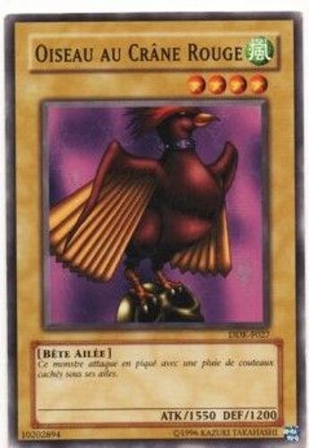 Oiseau Au Crane Rouge  - Ddk-F027