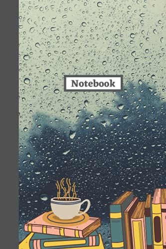 Notebook: Plain-Lined Pages For Note-Taking And Journaling Purposes | Writing Essential For Brainstorming, Documenting, And Project Planning | Coffee And Books Theme