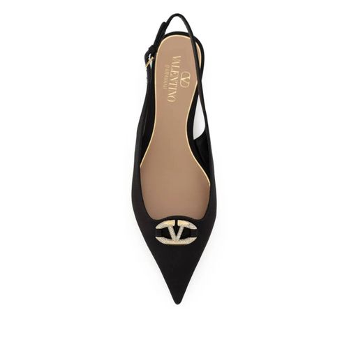 Valentino Garavani Escarpins À Bride Arrière - Noir