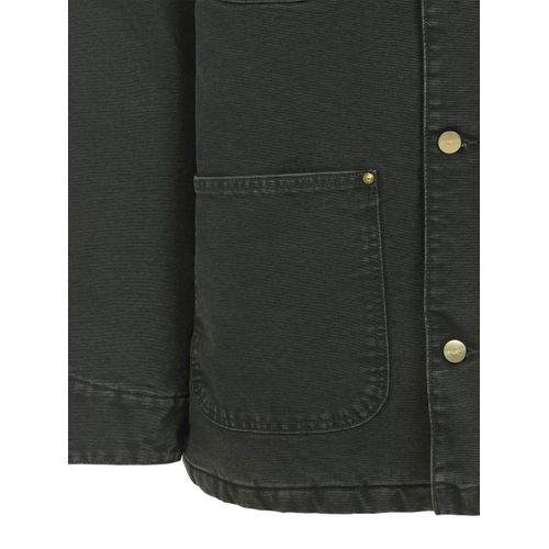 Carhartt Wip Veste Cirée À Col En Velours Côtelé - Vert