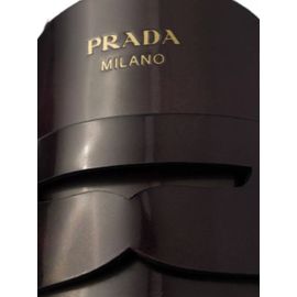 Prada Mocassins En Cuir - Rouge