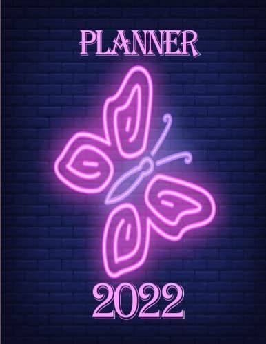 Planner 2022: Week-View Academic Planner -2022 / School Diary / 8.5x11 / 120 Pages.