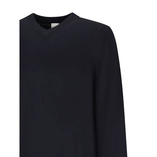 Paul Smith Pull Côtelé À Col V - Bleu