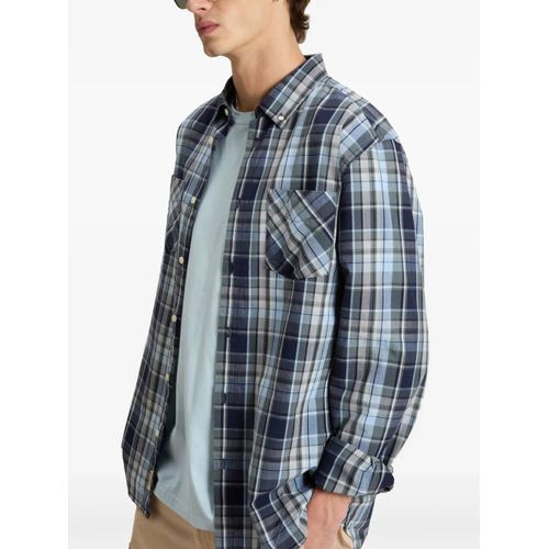 Woolrich Chemise Madras - Bleu