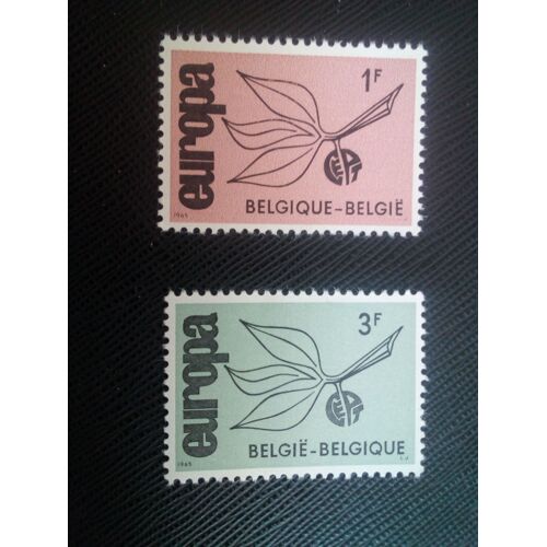 Timbre Belgique Yt 1342 - 1343 C.E.P.T.- Fruits 1965 (040206)