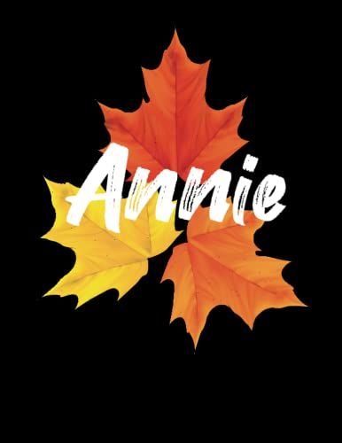 Annie Notebook: Personalized Notebook With Name For Annie ,120 Large Pages In Size 8.5*11.