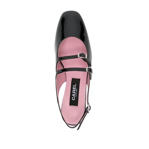 Carel Paris Escarpins Peche 20 Mm À Bride Arrière - Noir