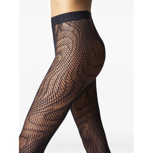 Wolford Collants Snake Net - Noir