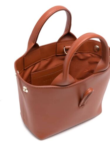 Longchamp mini sac à main Le Roseau - Marron