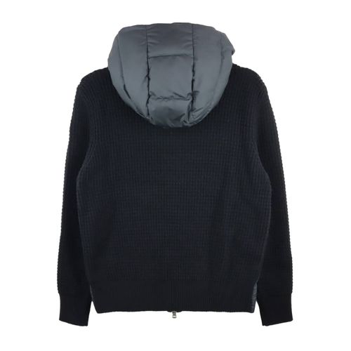 Moncler Cardigan À Design Matelassé - Noir
