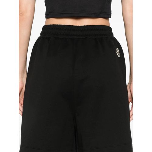 Moncler Short De Sport En Coton - Noir