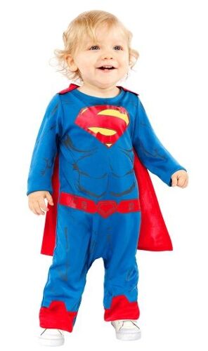 Déguisement Superman Bébé - Taille: 2-3 Anni (86-94 Cm)