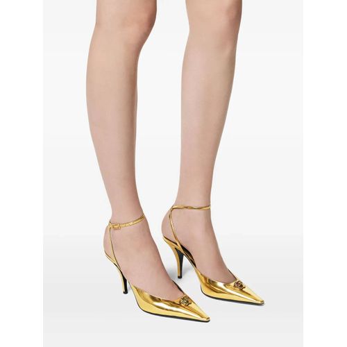 Versace Escarpins À Bout Pointu 85 Mm - Or