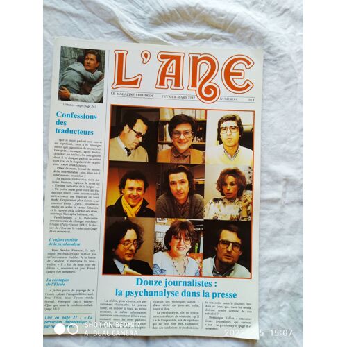 L'âne, Magazine Freudien N° 4