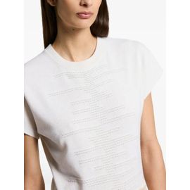 Peserico Robe En Satin À Coupe Mi-Longue - Blanc