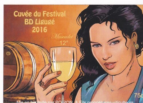 Etiquette Vin Bd Chabbert Eric Festival Bd Ligugé 2016 (Uchronies...)