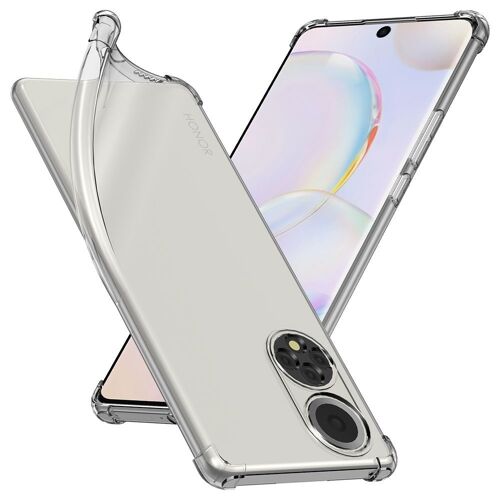 Ebeststar - Coque Honor 50 Etui Silicone Slim Coins Rebords Renforcés, Antichoc, Transparent [Dimensions Precises Smartphone : 160 X 73.8 X 7.7 Mm, Écran 6.6'']