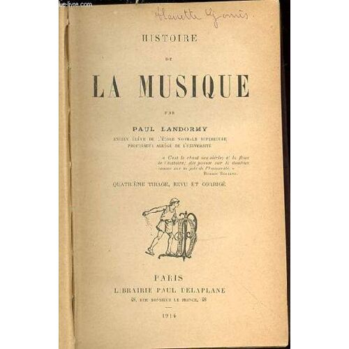 Histoire De La Musique.