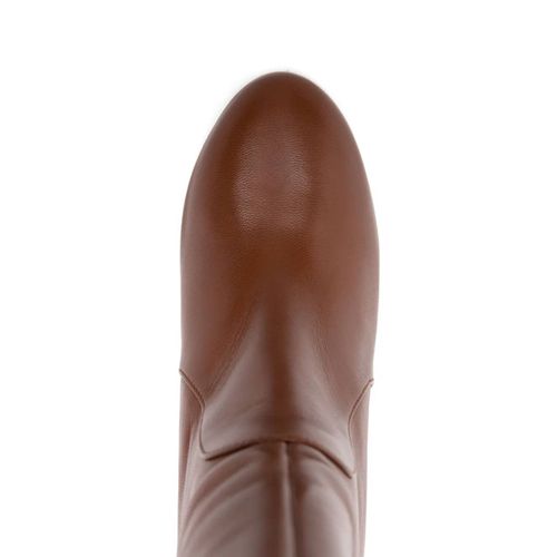 Stuart Weitzman Bottes Babette 85 Mm En Cuir - Marron