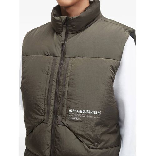 Alpha Industries Gilet À Design Matelassé - Vert