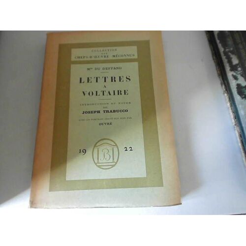 Lettres À Voltaire - Collection Chefs-D Oeuvre Méconnus
