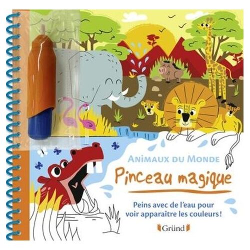 Animaux Du Monde - Peins Avec De L'eau Pour Voir Apparaitre Les Couleurs !