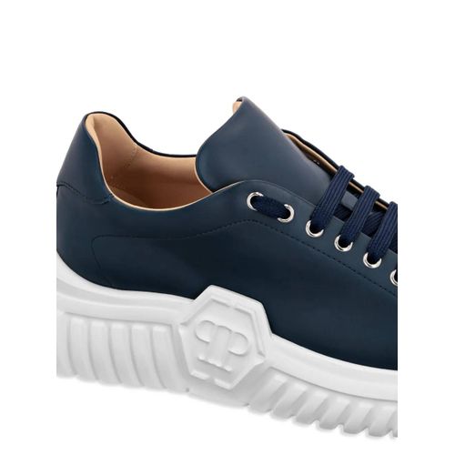Philipp Plein Baskets Supersonic En Cuir - Bleu