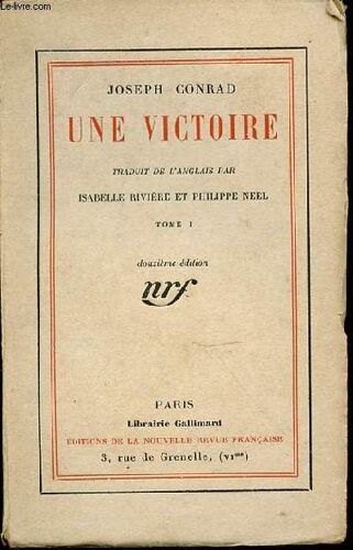 Une Victoire : Tome 1 - Traduit De L'anglais Par Isabelle Riviere Et Philippe Neel.