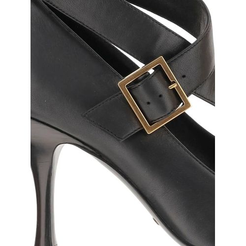 Khaite Escarpins En Cuir À Talon 85 Mm - Noir