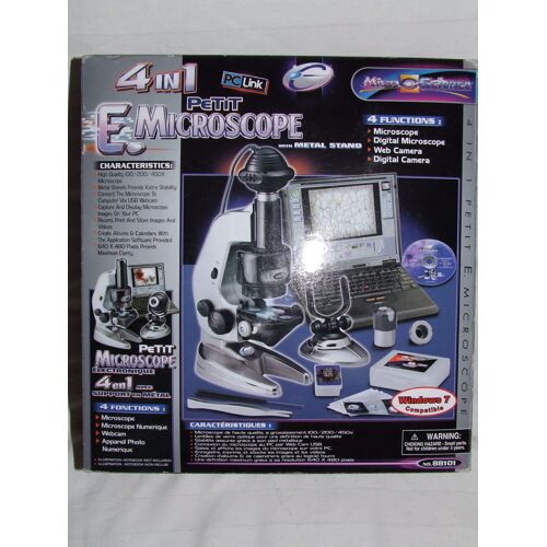 E - MICROSCOPE 4 en 1 microscope digital microscope web caméra digital caméra