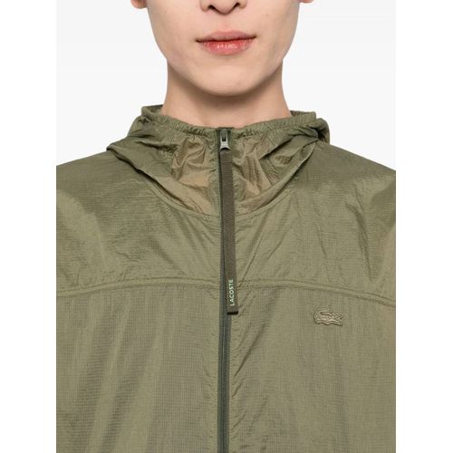 Lacoste Veste À Logo Brodé - Vert