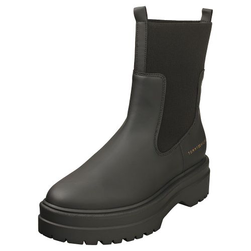 Tommy Hilfiger Feminine Seasonal Utility Bottes Chelsea Noir